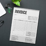 Invoice Form Business Quotation Add Logo Notepad<br><div class="desc">Form Business Quotation,  Invoice or Sales Receipt Order Form,  you can add your logo</div>