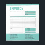 Invoice Form Business Quotation Add Logo Notepad<br><div class="desc">Form Business Quotation,  Invoice or Sales Receipt Order Form,  you can add your logo</div>