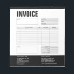 Invoice Form Business Quotation Add Logo Notepad<br><div class="desc">Form Business Quotation,  Invoice or Sales Receipt Order Form,  you can add your logo</div>