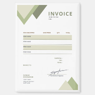 INVOICE MAGNET