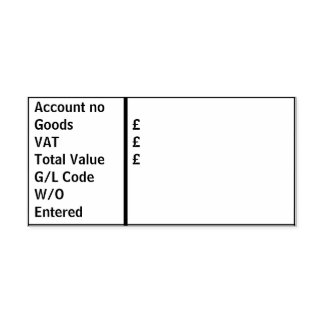 Invoice processing self-inking stamp