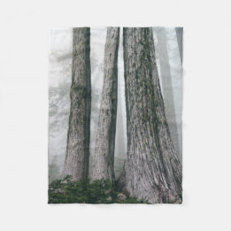 Invoking the Forest Fleece Blanket