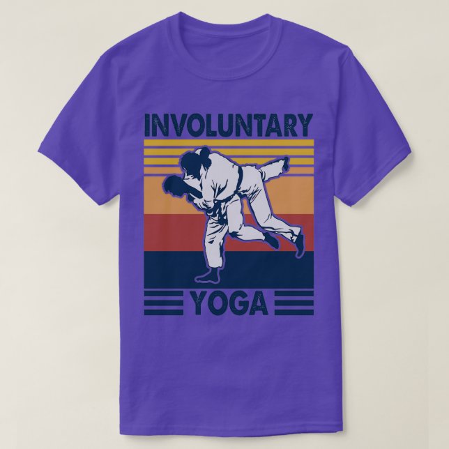 Involuntary Yoga Funny Jiu Jitsu Lover T-Shirt (Design Front)