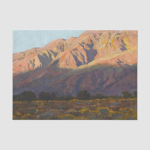 Inyo Range at Sunset, Lone Pine by Maynard Dixon Tissue Paper