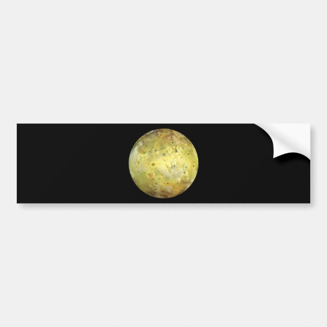 Io (Moon of Jupiter) Bumper Sticker (Front)