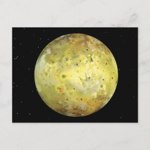 Io Volcanic  Moon of Jupiter Postcard