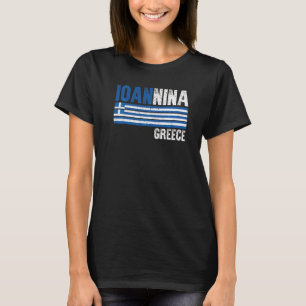 Ioannina Greece Flag Greeks Mens Womens Kids T-Shirt