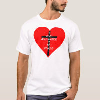 IOATNO Red Heart And Cross