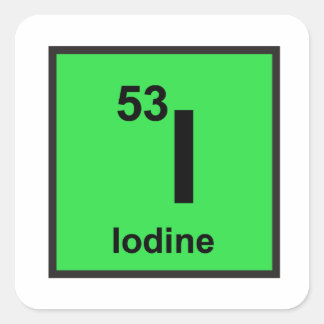 Iodine Sticker