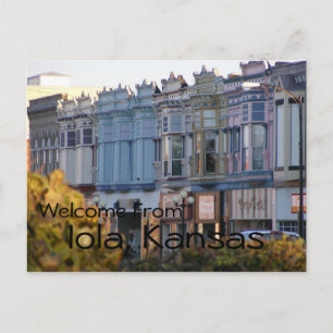 Iola, Kansas Postcard