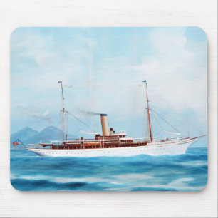 Iolanda Steam Yacht 1909 Mouse Pad