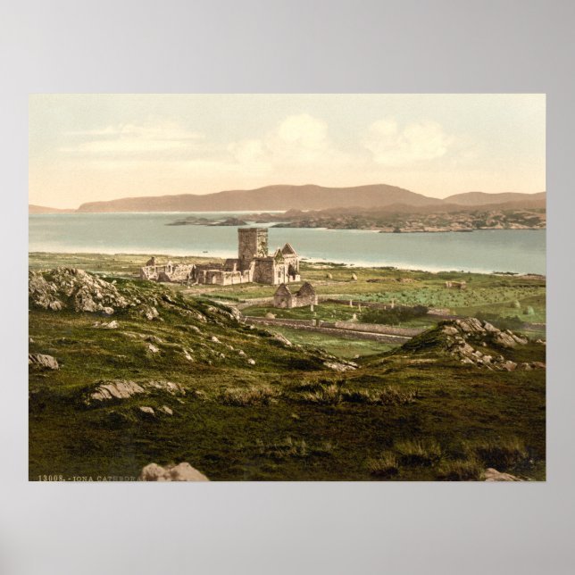 Iona Abbey, Argyll and Bute, Scotland Print (Front)