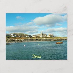 Iona Abbey Scotland Postcard