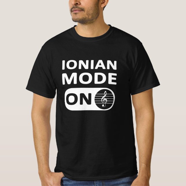 Ionian Music Mode On - Men's T-Shirt (Front)