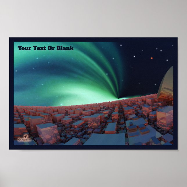 Ionised Oxygen Poster (Front)