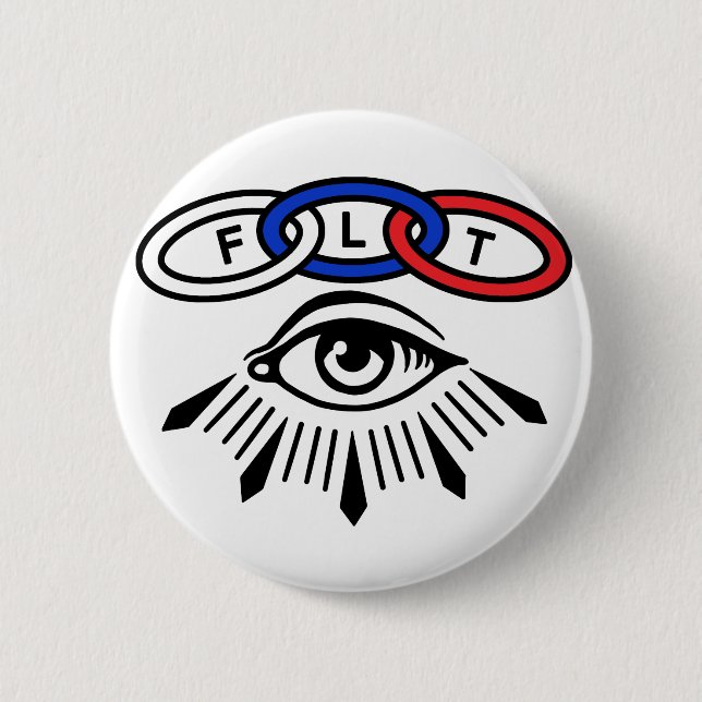 IOOF Three Links and Eye Button (Front)