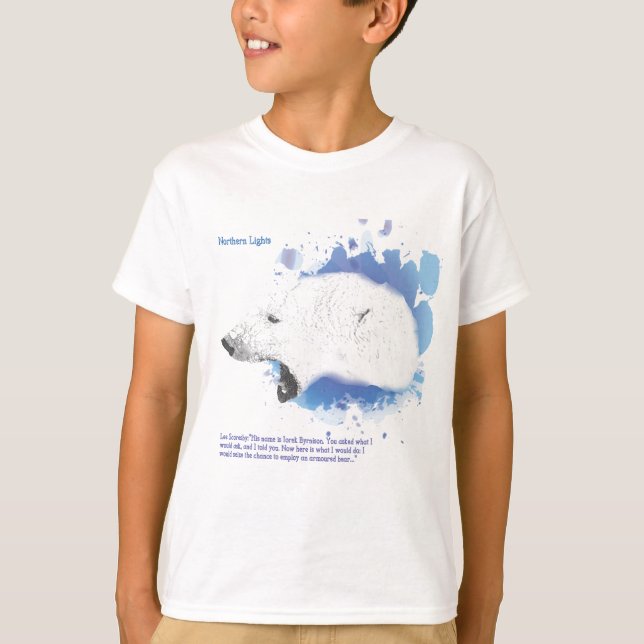 Iorek, Armoured Bear from His Dark Materials T-Shirt (Front)