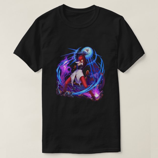 Iori Yagami king of fighters kof fighter gift for  T-Shirt (Design Front)
