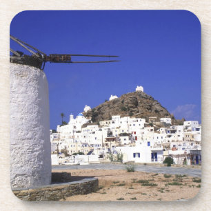 Ios, Greece. The beautful and crisp, white and Coaster