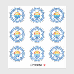 IOS Island, Greece Multiple Pack Sticker