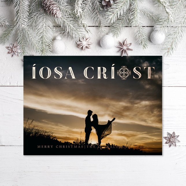 Iosa Criost Gaelic Christ Foil Holiday Card (Creator Uploaded)