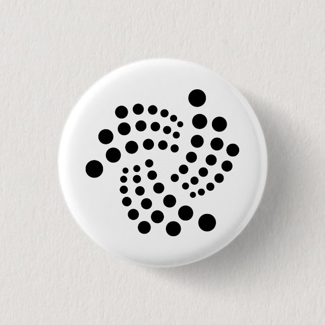 IOTA Icon Round Button (White) (Front)