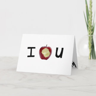 IOU Greeting card