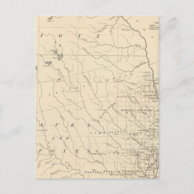 Iowa 2 postcard (Front)