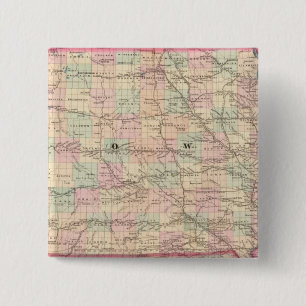 Iowa 3 15 cm square badge