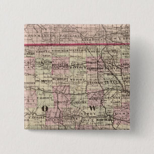 Iowa 4 15 cm square badge