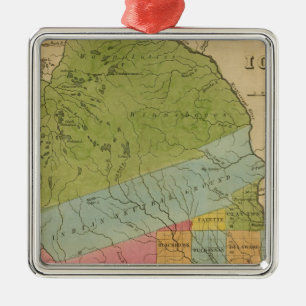 Iowa 4 metal tree decoration