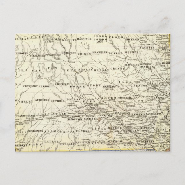 Iowa 5 postcard (Front)