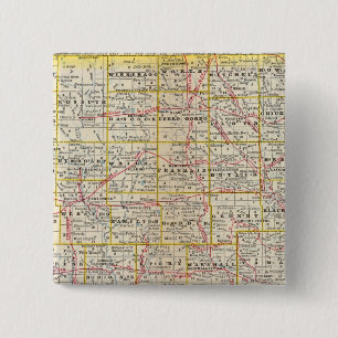 Iowa 6 15 cm square badge