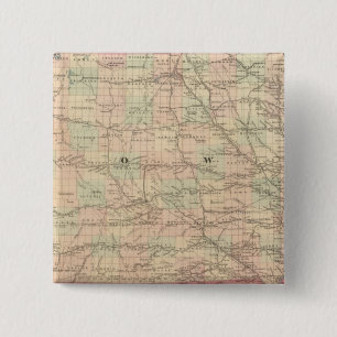 Iowa 6 15 cm square badge
