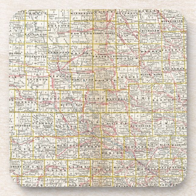 Iowa 6 coaster (Front)