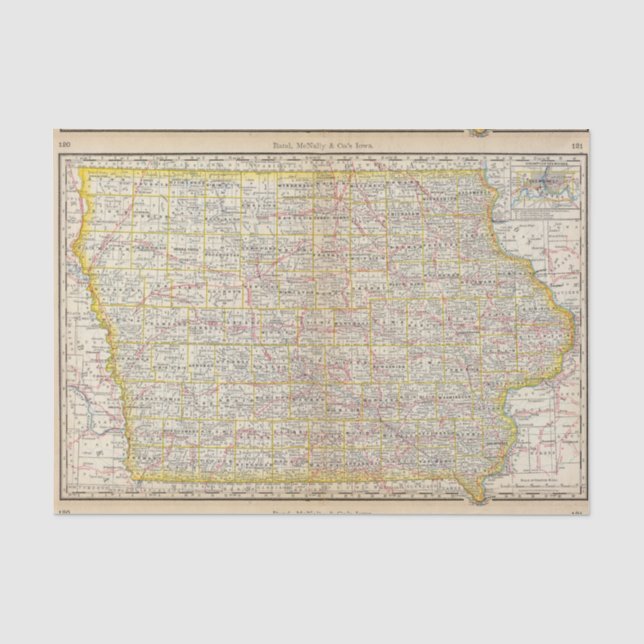 Iowa 6 tissue paper (Front)