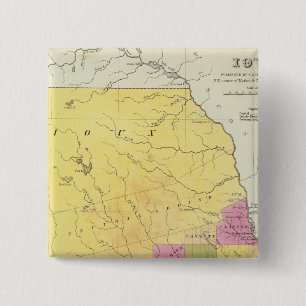 Iowa 7 15 cm square badge