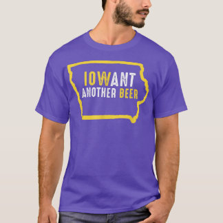 Iowa Another Craft Beer Microbrew Hops Funny Gift  T-Shirt