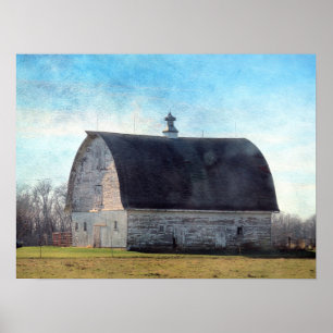 Iowa Barn Poster