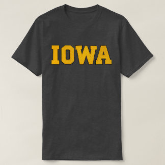 Iowa black and gold T-Shirt