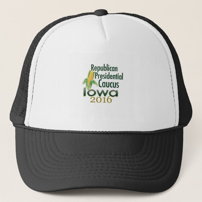 IOWA CAUCUS 2016 TRUCKER HAT (Front)