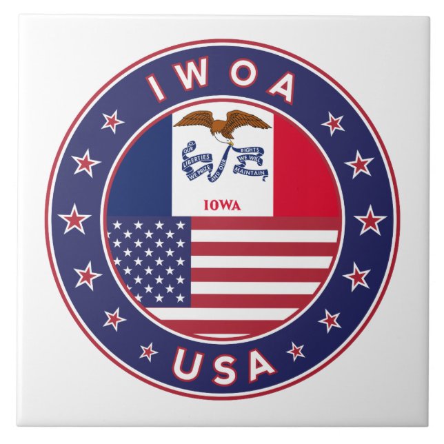Iowa Ceramic Tile (Front)