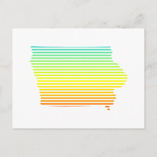 iowa chill fade postcard