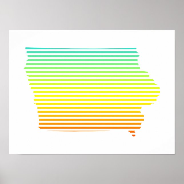 iowa chill fade poster (Front)