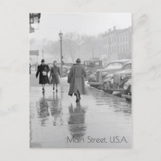 Iowa City Main Street Postcard