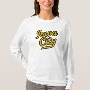 Iowa City Script Retro T-Shirt