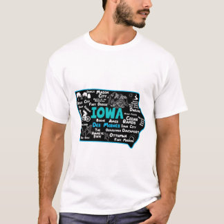 Iowa Des Moines Cedar Rapids, Sioux City, Mason T-Shirt