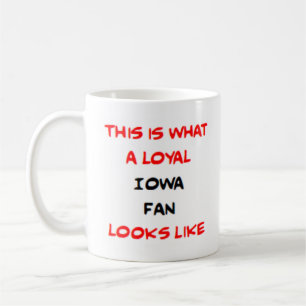 iowa fan, loyal coffee mug