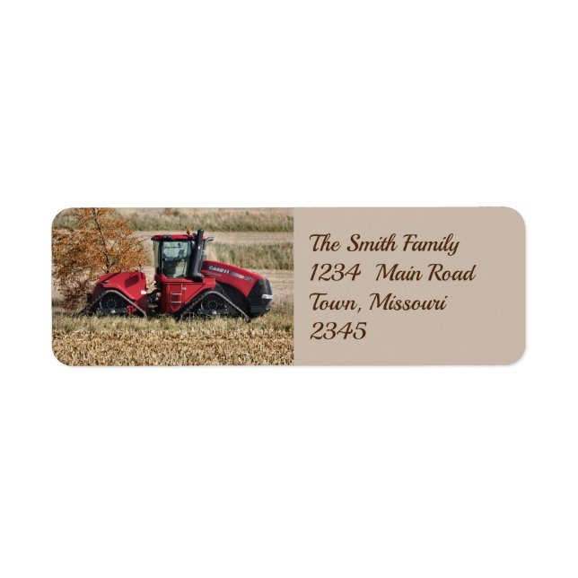Iowa  farm return address label (Front)