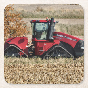 Iowa Farm Square Paper Coaster